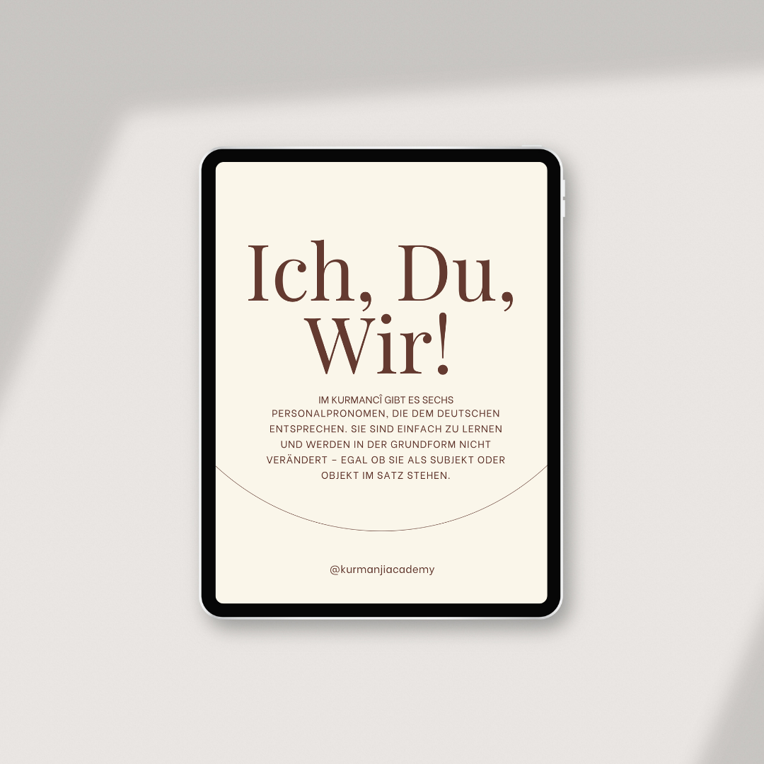 Kurmanji Academy: Band 1 – Deine ersten Schritte (DE)