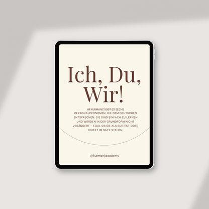 Kurmanji Academy Leseprobe: Band 1 – Deine ersten Schritte (DE)